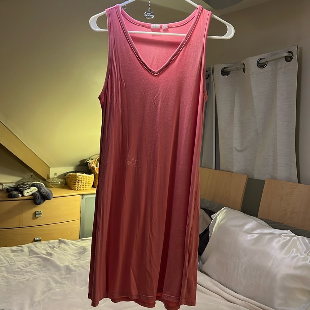 Size small pink sundress. Stretchy material